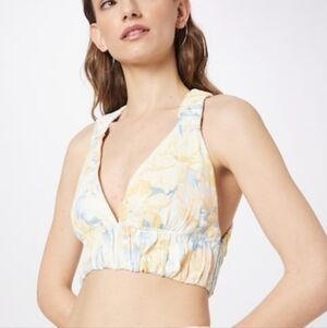 Abercrombie & Fitch Scrunchie Skirt Set Size Medium Top & Small Bottom Floral